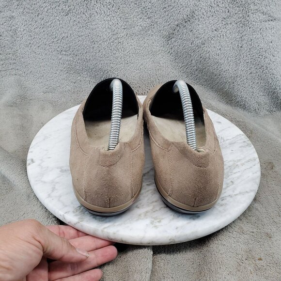 Kuru Shoes Womens Size 9.5 Tan Suede Vienna Anatomical Toe Flats *Read* - Picture 7 of 15